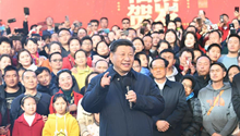 Xi inspects Spring Festival shopping fair in Kunming