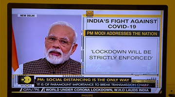 Indian PM Modi announces 21-day lockdown to fight COVID-19
