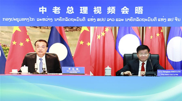Chinese premier holds talks with Lao PM 