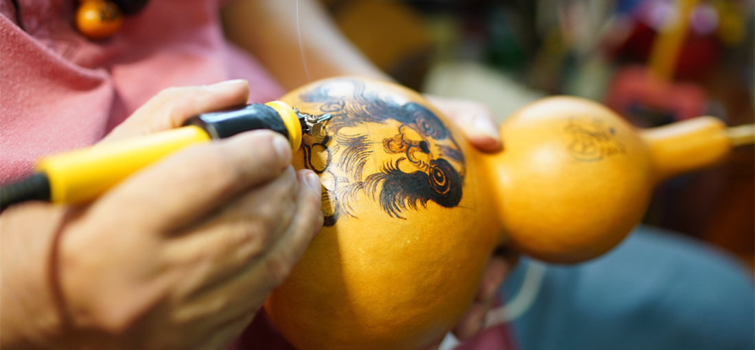In pics: gourd artworks in east China