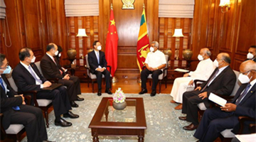 Sri Lankan leaders, senior Chinese diplomat discuss closer bilateral cooperation 