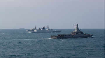 China, Singapore conduct joint drill in waters near Singapore 