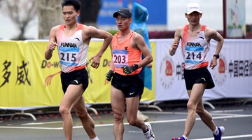 Yunnan race walkers Cai, Zhang claim titles at Olympic trials