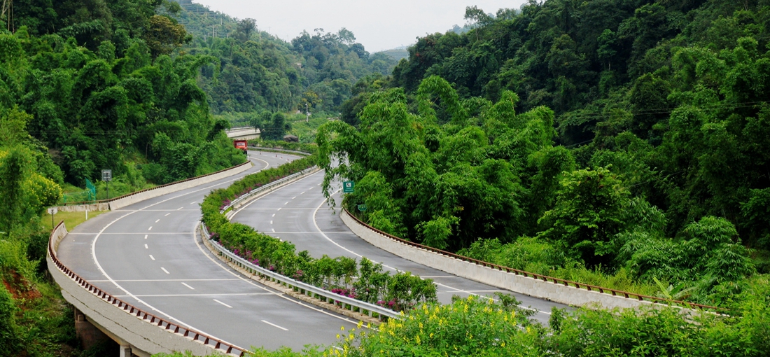 Sixiao highway rolls out ecological beauty