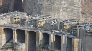 Construction of Baihetan hydropower project proceeds smoothly