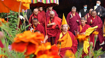 Panchen Lama visits Tashilhunpo Monastery in Xigaze, China's Tibet