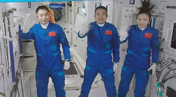 Shenzhou-13 astronauts enter Tianzhou-3 cargo craft