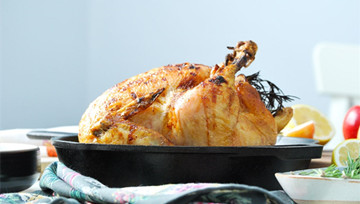 Jerry's Fruit Lab | Roast chicken with apple and cumin 