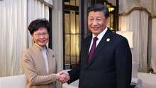 Xi meets HKSAR chief executive