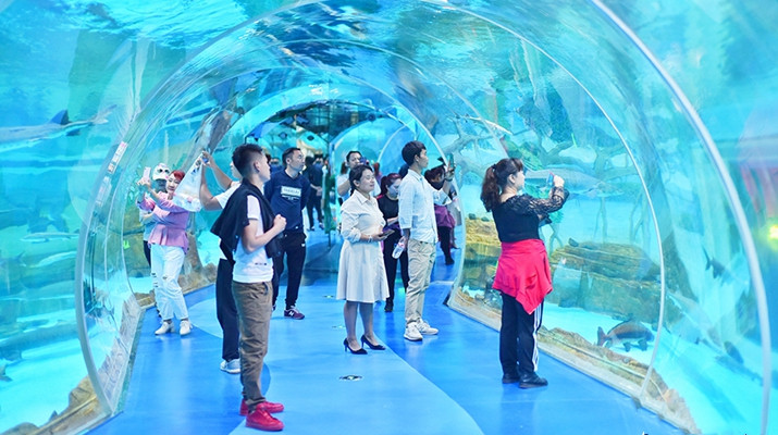 1st Mekong aquarium opens in south Yunnan