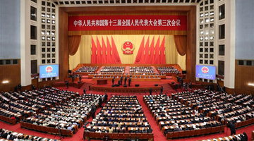 China's national legislature holds 2nd plenary meeting of annual session 