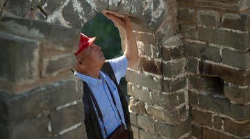 Senior worker repairs wild Great Wall heart and soul 