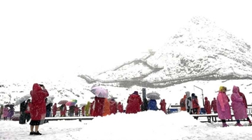 Temperature drop results in first snowfalls in Yunnan