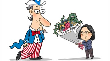 Tsai's efforts to deepen US ties will fail