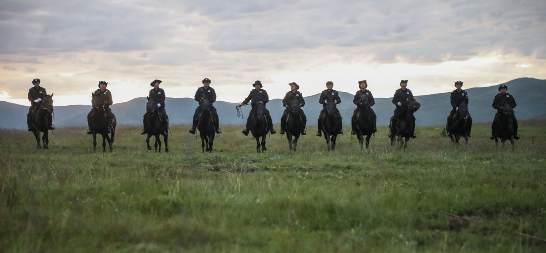 Across China: Mounted police, guardians of the grassland