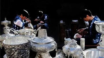 Heqing silver wares sold to neighboring countries  