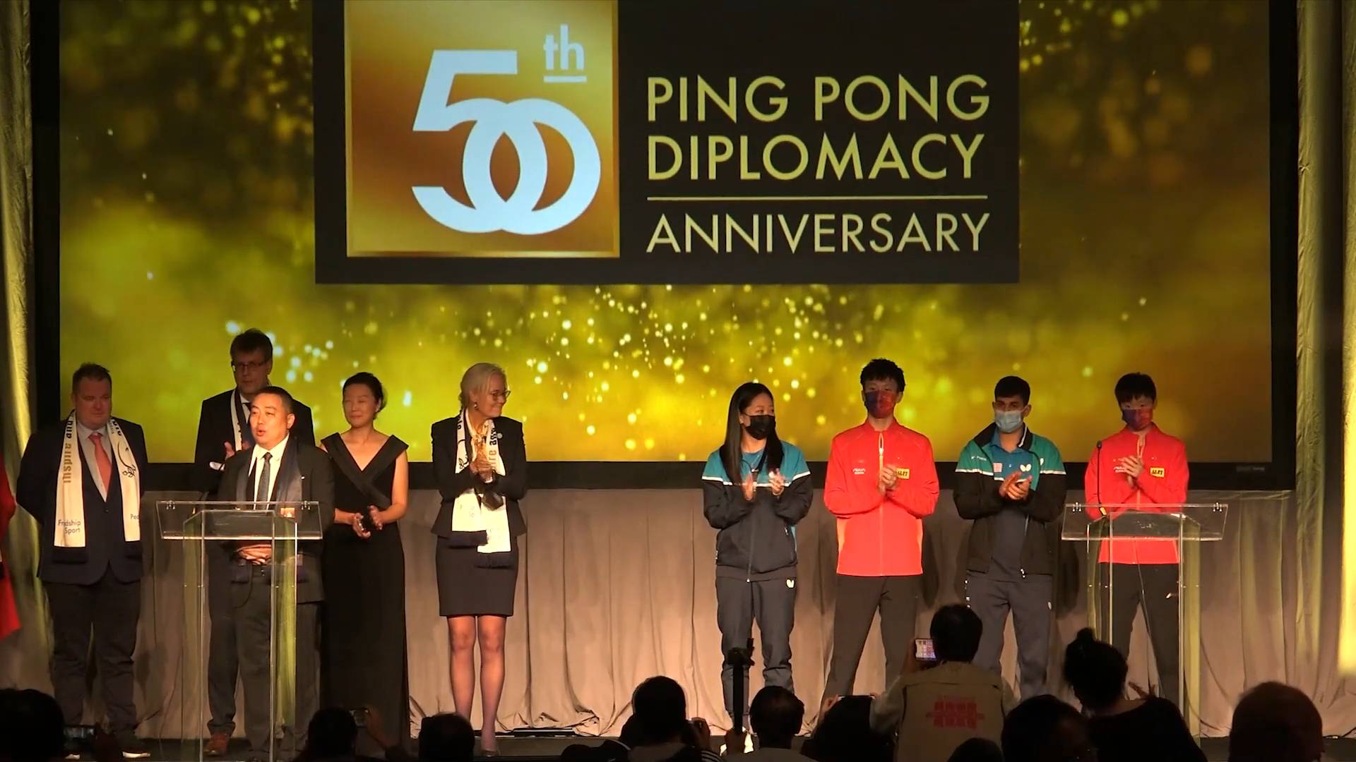 China-U.S. pairs at table tennis worlds mark 50th anniversary of Ping-Pong Diplomacy